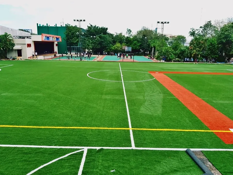 Cancha de fútbol 9 en el Colegio Boston, Cancún