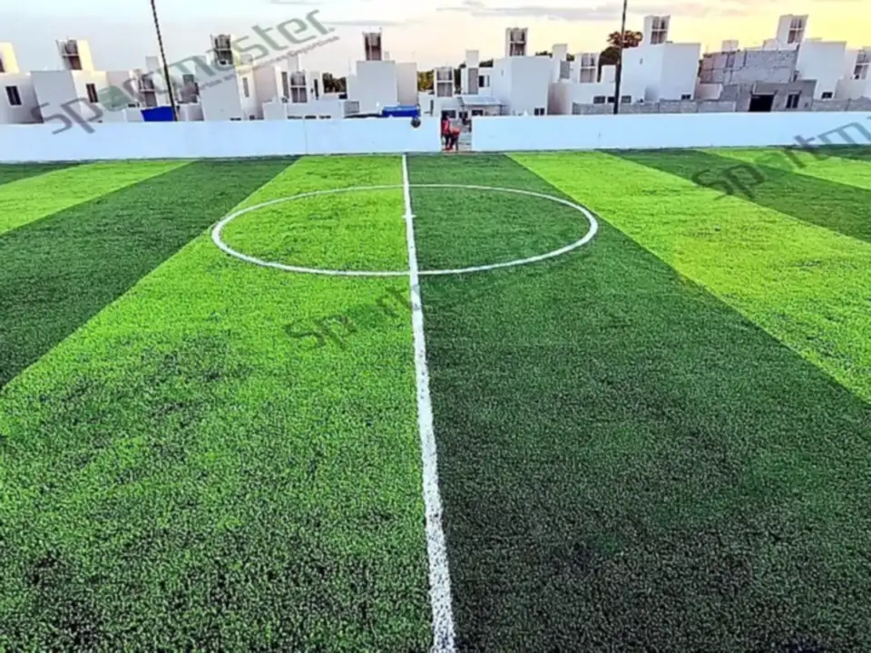 Pasto sintético en Tamuín y la Huasteca potosina: Cancha de fútbol rápido con pasto sintético en Ciudad Valles, San Luis Potosí