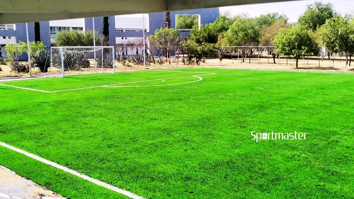 Cancha de fútbol 7 en la Universidad Politécnica de Aguascalientes
