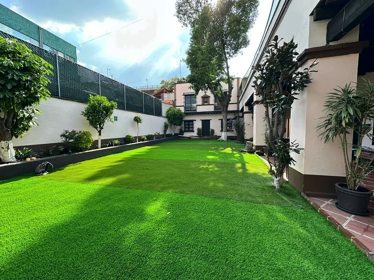 Área verde con pasto sintético con pasto sintético en Benito Juárez, Ciudad de México