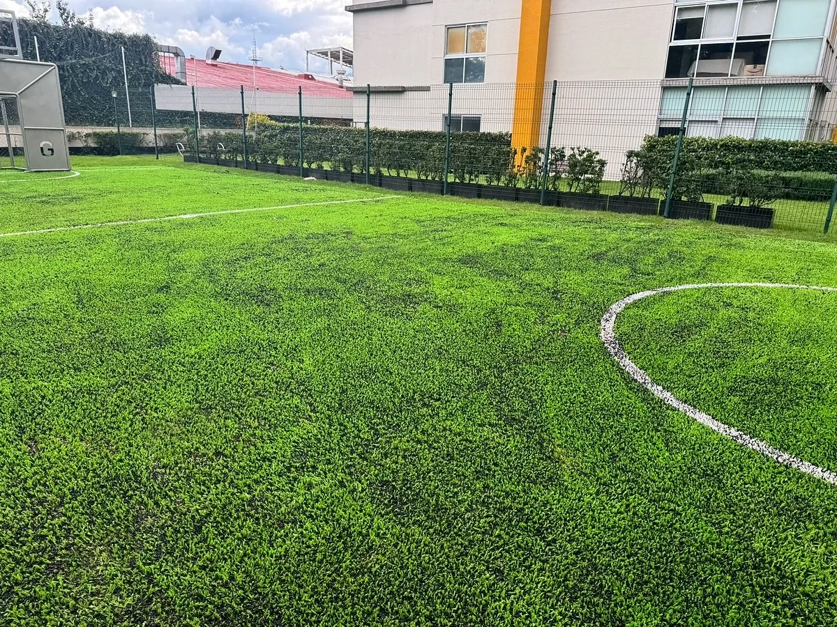 Cancha de fútbol 5 con pasto sintético en Coyoacán, Ciudad de México