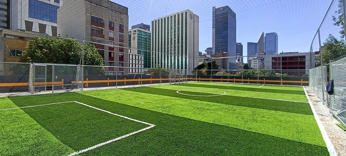 Cancha de fútbol 5 con pasto sintético en Cuauhtémoc, Ciudad de México