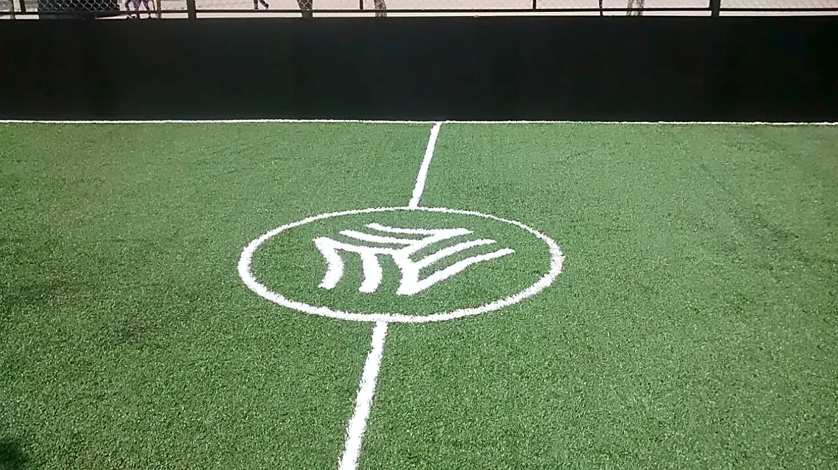 Cancha de fútbol rápido con pasto sintético en Cancha Adidas, Cuauhtémoc, Ciudad de México: otra vista de la cancha