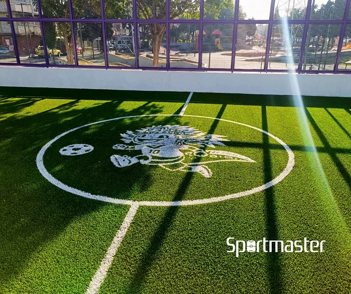 Cancha de fútbol rápido con pasto sintético en Cancha San Rafael Atlixco, Santa Cecilia, Tláhuac