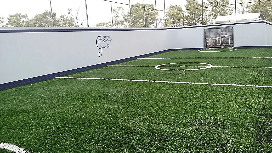 Cancha de fútbol rápido con pasto sintético en Coyoacán, Ciudad de México