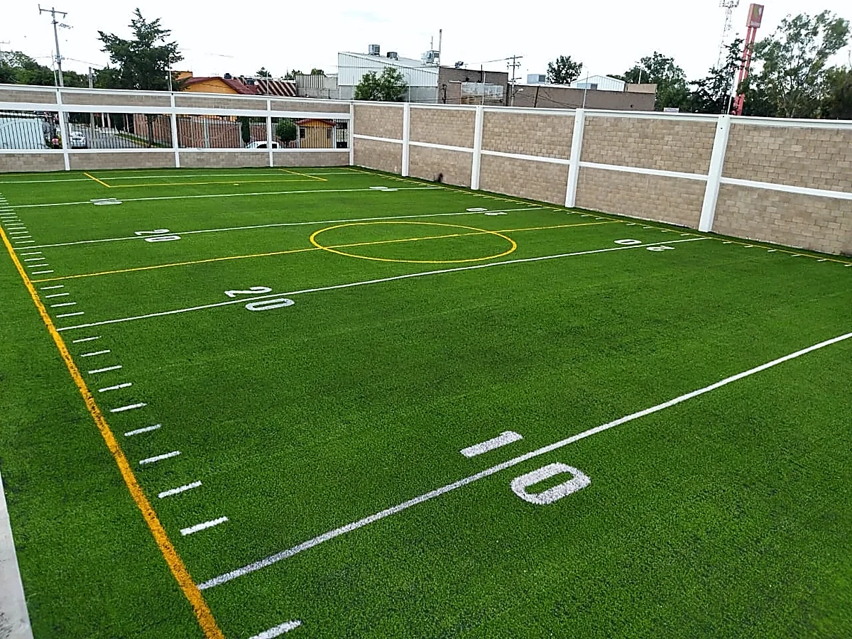 Cancha de tochito con pasto sintético en Tecámac, Estado de México