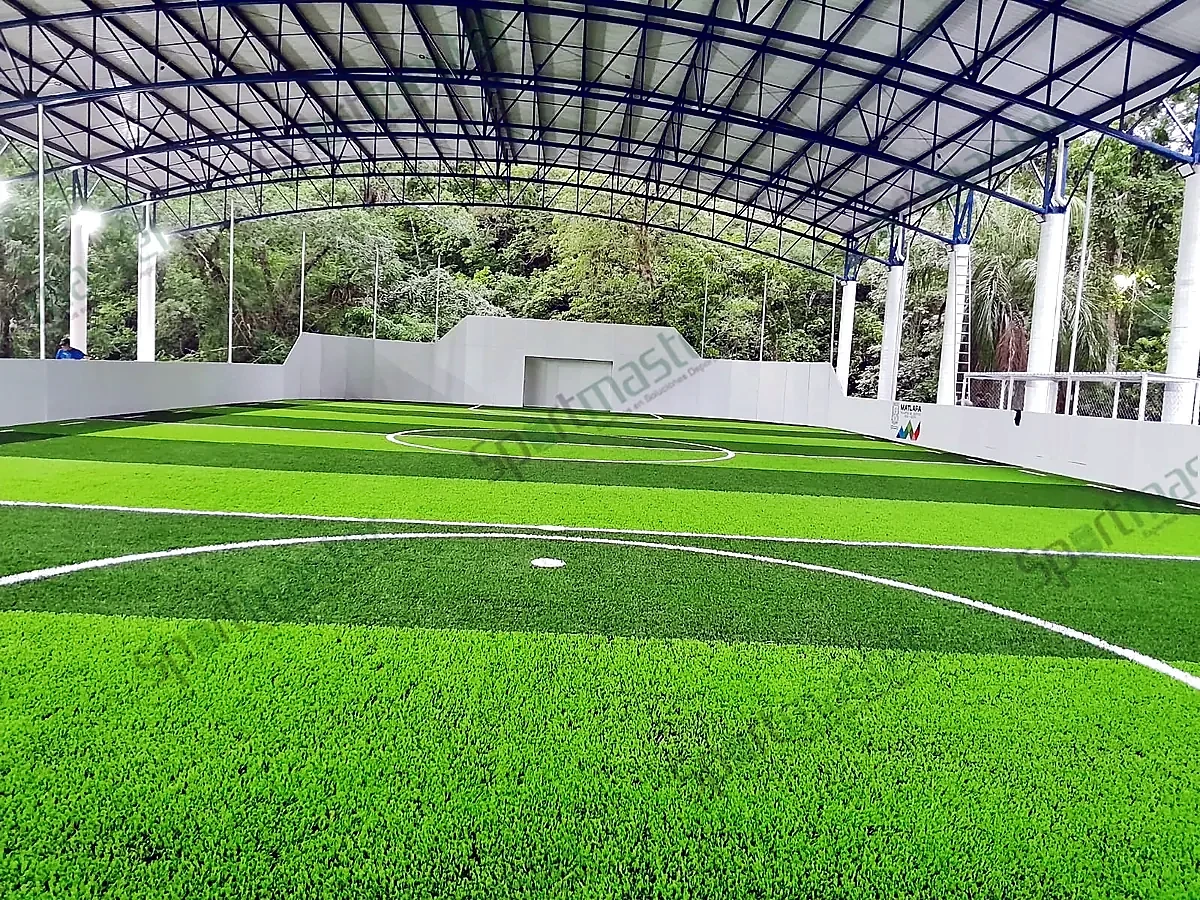 Cancha de fútbol rápido techada en Matlapa, S.L.P.