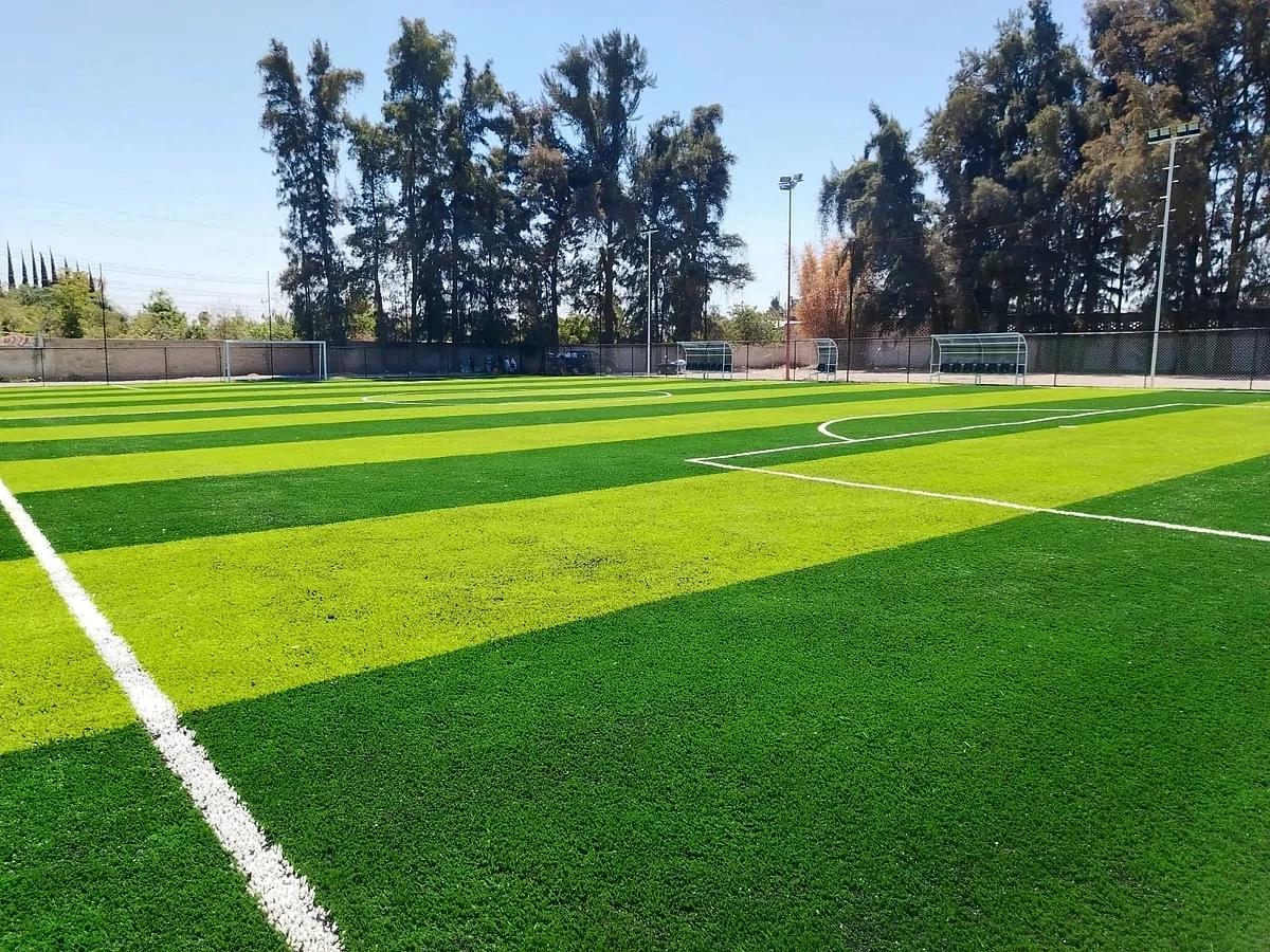 Cancha de fútbol 7 con pasto sintético en Zapopan, Jalisco