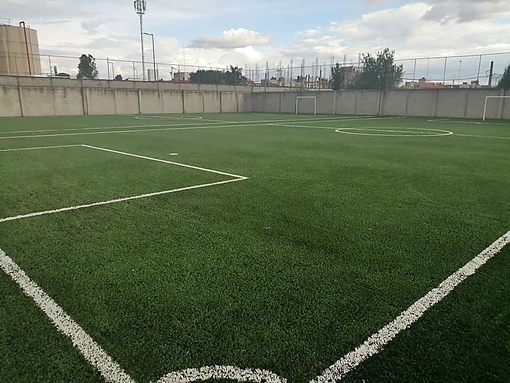 Cancha de fútbol 7 en el Colegio Puebla
