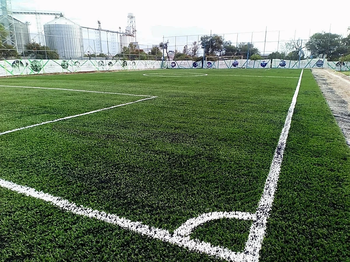 Cancha de fútbol 7 en el Colegio Bosques, Querétaro