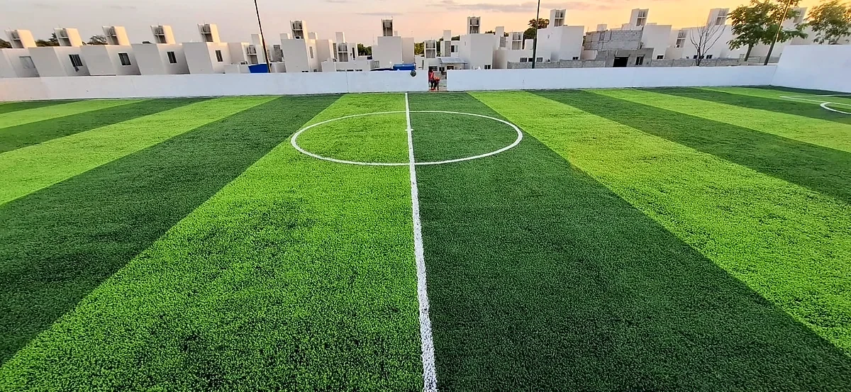 Cancha de fútbol 7 con pasto sintético en Ciudad Valles, San Luis Potosí