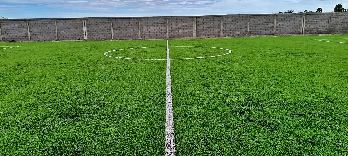 Pasto sintético en Culiacán y Sinaloa: Cancha de fútbol 7 en Campestre 53 los Mochis